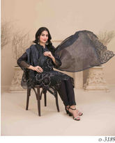 3-PC Stitched Embroidered Digital Printed Sarai By Tawakkal | D-3182